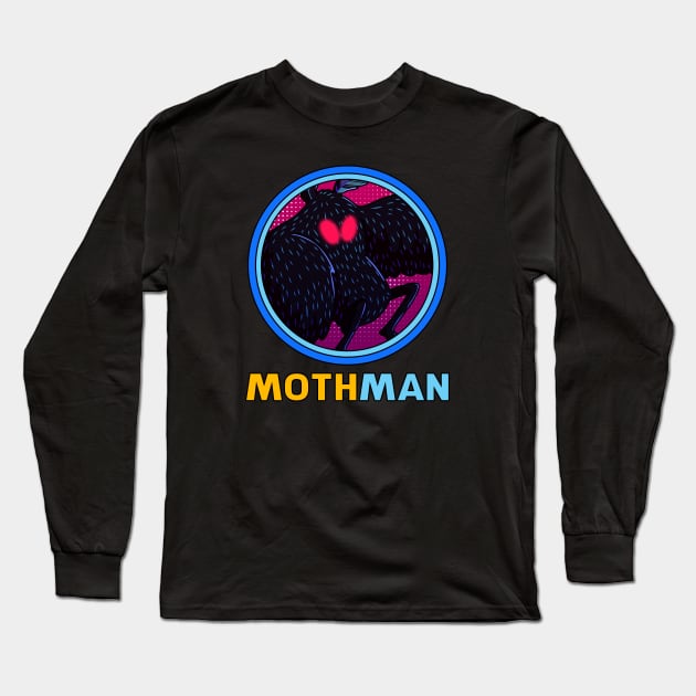 MOTHMAN Long Sleeve T-Shirt by theanomalius_merch